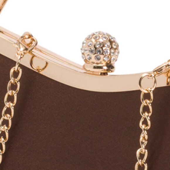 ALESSIA BIANCHI Floral Beaded Clutch